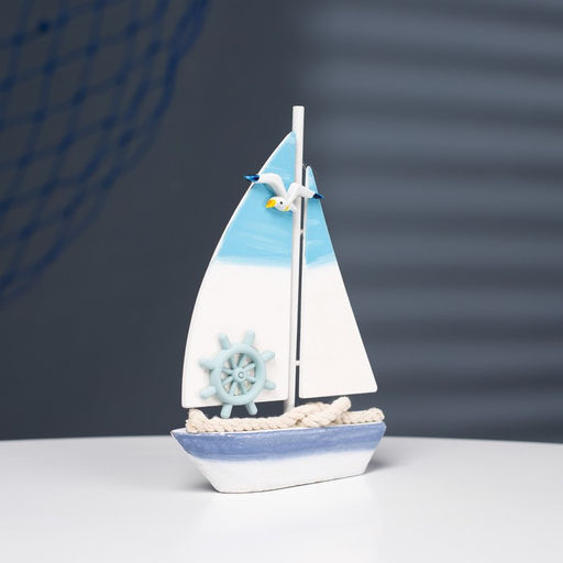 Сувенирная модель корабля «Парусник», фигурка дерево, 17×11×3 см