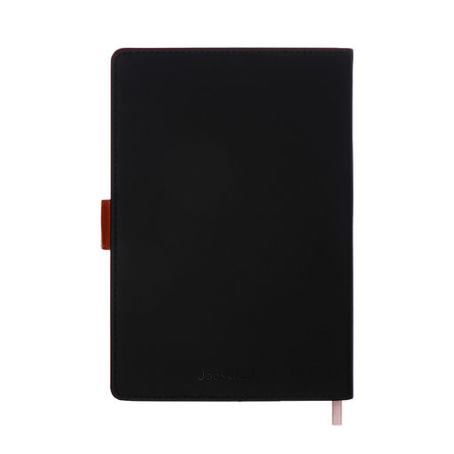 Ежедневник недатированный Бизнес, А5, в клетку, с хлястиком, 128 листов, обложка кожзам, чёрный - Simaland фото 11