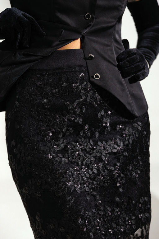 Юбка Мода Юрс 25-2946 черный_new print