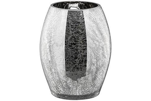 Ваза 19*19*26 см 4,7 л Серебряный кракелюр - Elan gallery фото 5