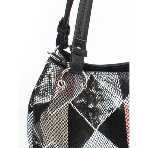 Сумка женская натуральная кожа ADEL-319 (отделка ИСК/КОЖА), 1 отд, плечевой ремень, мозаика 259136 - Adelia фото 4