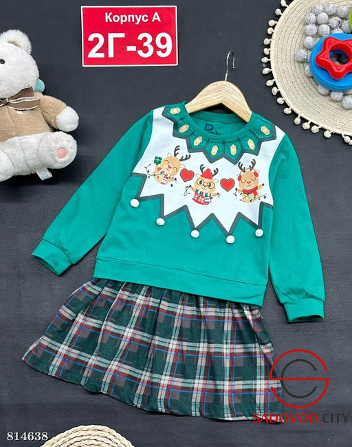 Платье для девочки новогоднее