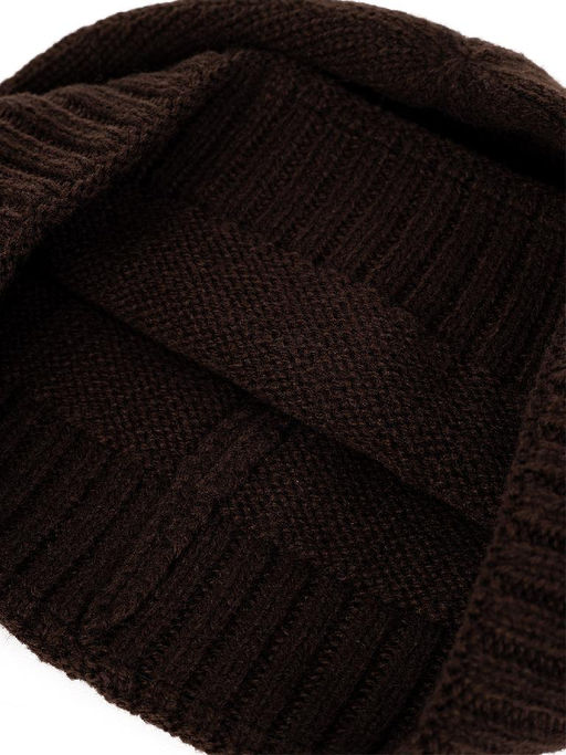 Шапка муж. шерсть+акр LB-N88108 d.brown - Labbra фото 4