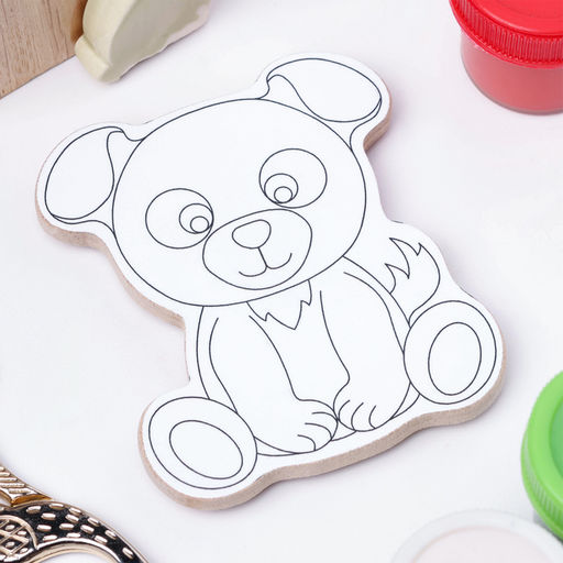 Цена за 2 шт. Раскраска-магнит "Собачка", многоразовая, 8х6,5 см