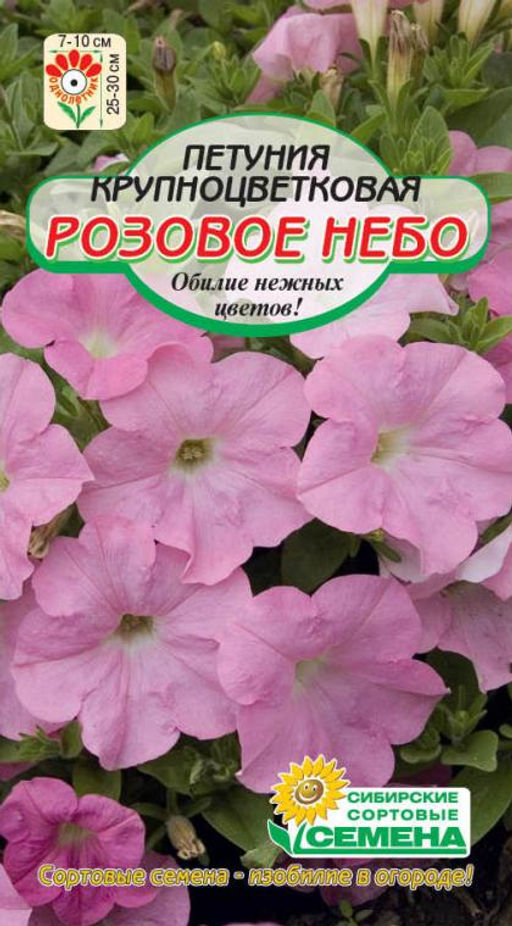 Розовое небо петуния крупноцвет. 0,1гр (ссс)