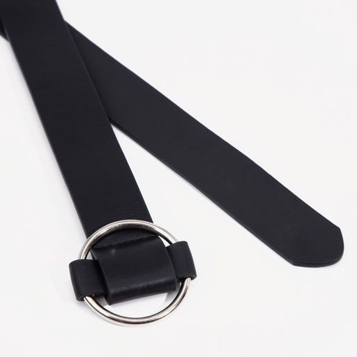 Ремень женский, ширина 3,5 см, затяжка, пряжка металл, цвет чёрный - Simaland фото 2