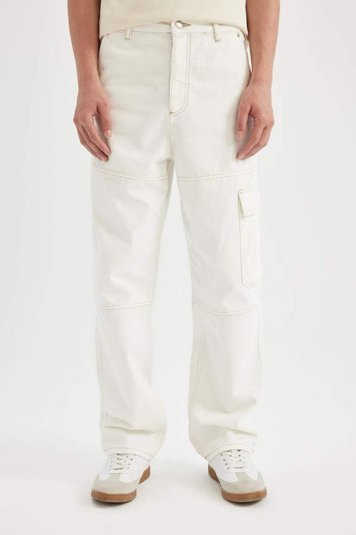 Baggy Genis Kal?p Normal Bel Genis Paca Jean Pantolon - Defacto фото 2