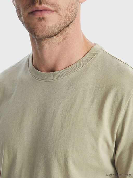 Bisiklet Yaka Erkek Penye Ti??rt