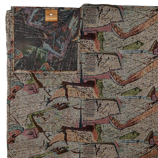 Покрывало 1,5 спальное "Гапсельга" 150х200см, 2-х сторонее, гобелен 285г/м2 (набивной смесовый, хлопок 50%), упаковка "эконом" пакет 50х50см, "Домашняя мода" (Россия)