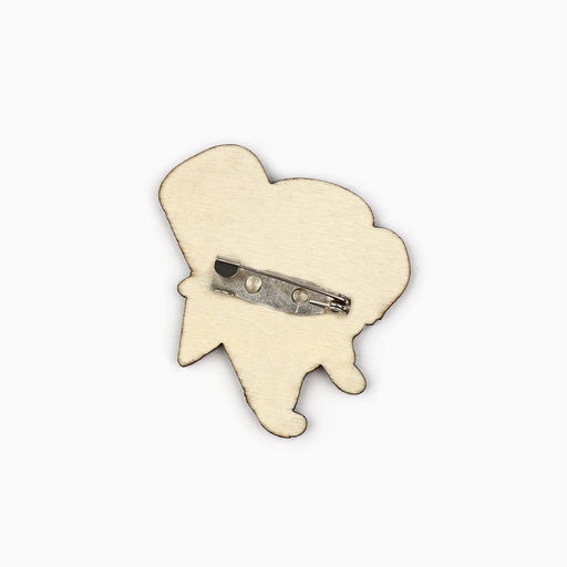 Цена за 20 шт. Значки деревянные Аниме в шоубоксе, 20 шт.