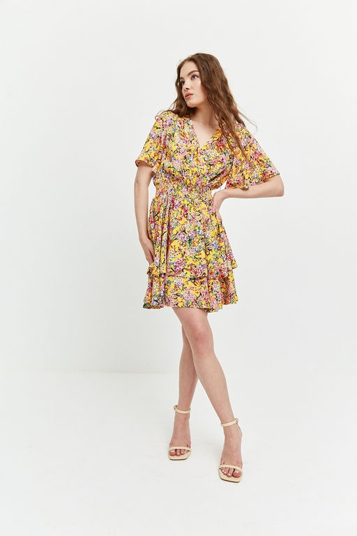 Платье мини со свободными короткими рукавами - TO BE ONE фото 3