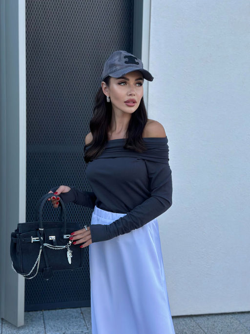 Джемпер AURA 2177-164 темно-серый, графит