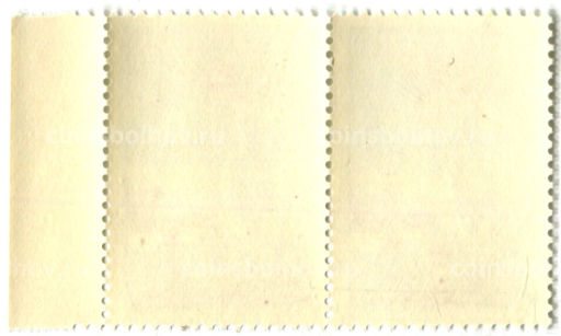 Марка 30 летие провозглашение Югославии республикой 1975 год (блок из 2 марок)