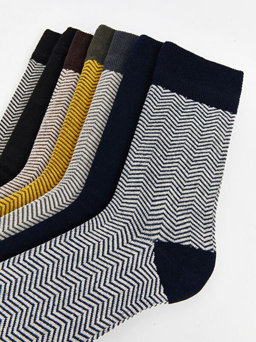 ?izgili Erkek Soket ?orap 7li