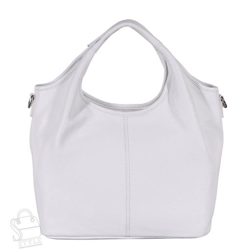 Сумка женская кожаная 8555-1 white Polina&Eiterou  в Новосибирске