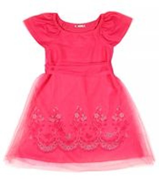 CRB wear/CAJ 61524 Платье для девочки, малиновый/Ex.Cherubino