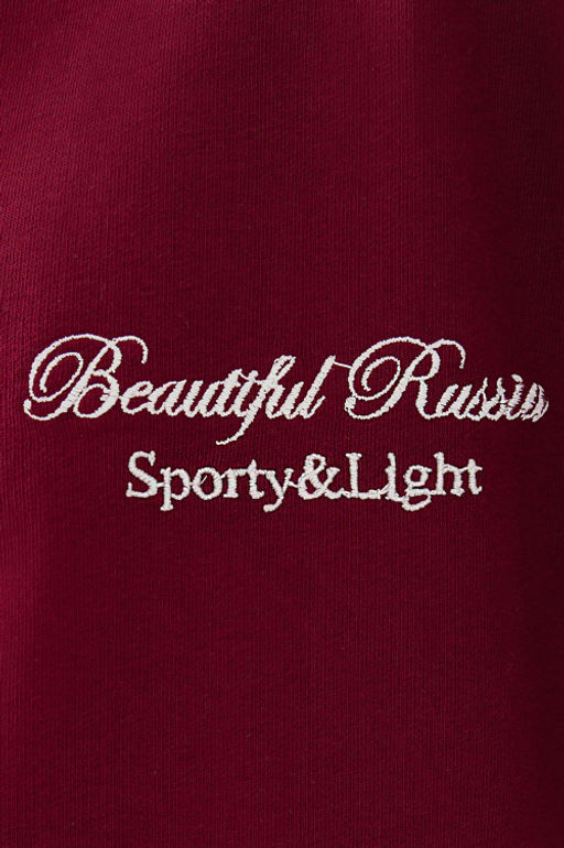 Арт. 1-5137 Свитшот женский полузамок 44-50 (4 шт) Цвет:бордовый - Калинка фото 8