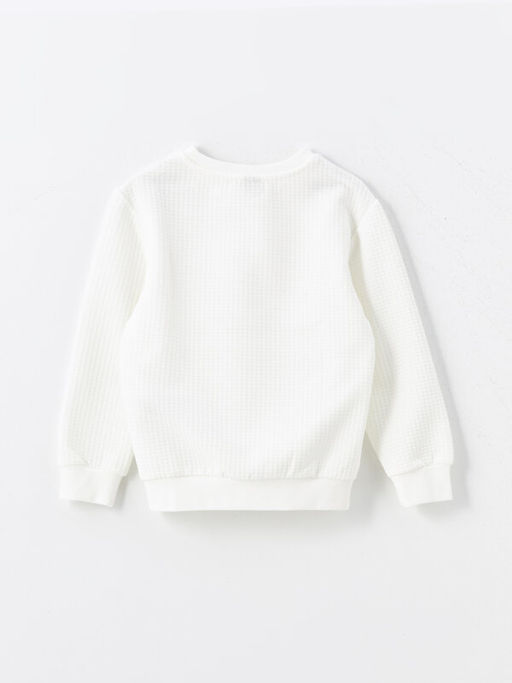 Bisiklet Yaka Uzun Kollu Erkek ?ocuk Sweatshirt - Waikiki фото 2