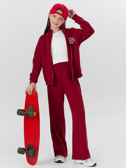 Брюки для девочек красные - Mark formelle фото 6