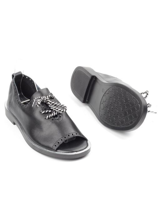 P-919 BLACK Босоножки женские (натуральная кожа) - Фабричный китай фото 12