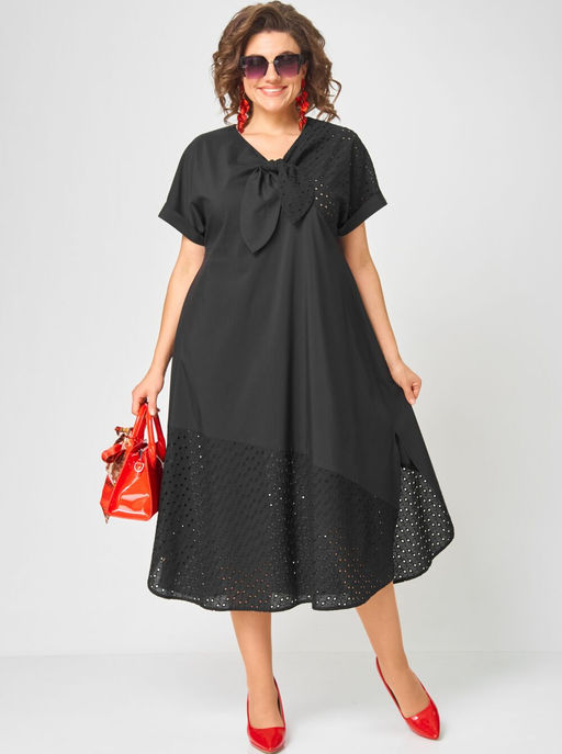 Платье EVA GRANT 7293 черный