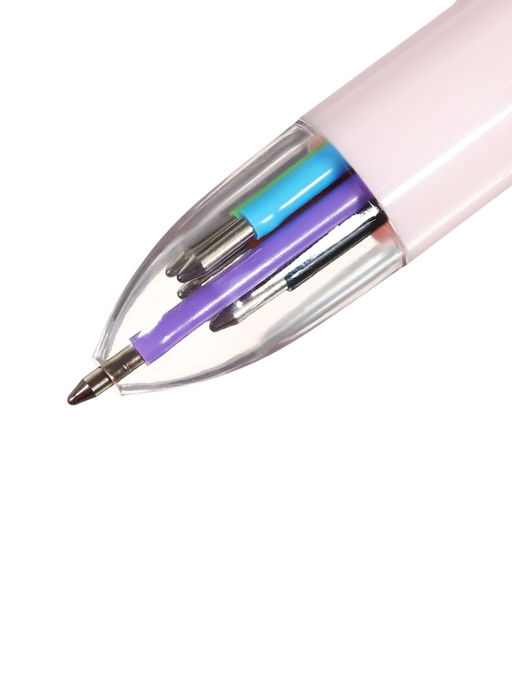 Цена за 2 шт. Ручка шариковая автоматическая 6-ти цветная Единорог на луне - Simaland фото 3