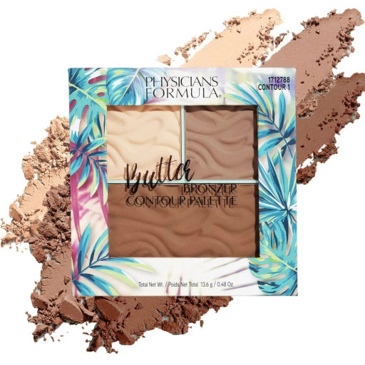 PHYSICIANS FORMULA Палетка для лица Butter Bronzer Contour Palette, тон: 1, 13.6 г  фото 10
