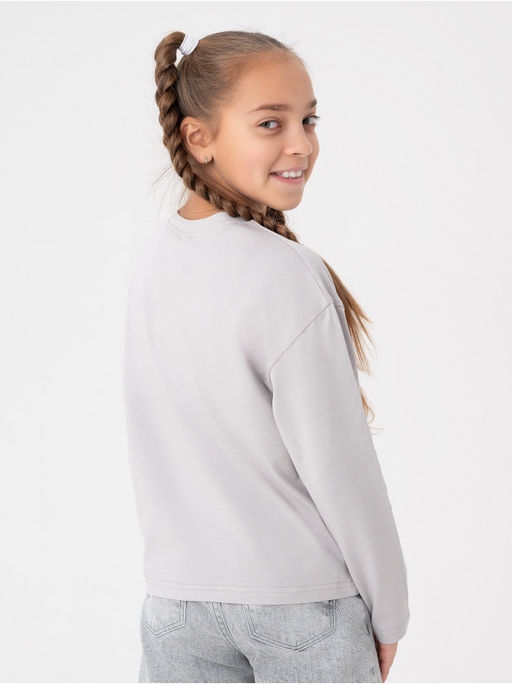 Лонгслив детский Момент серый - София фото 23