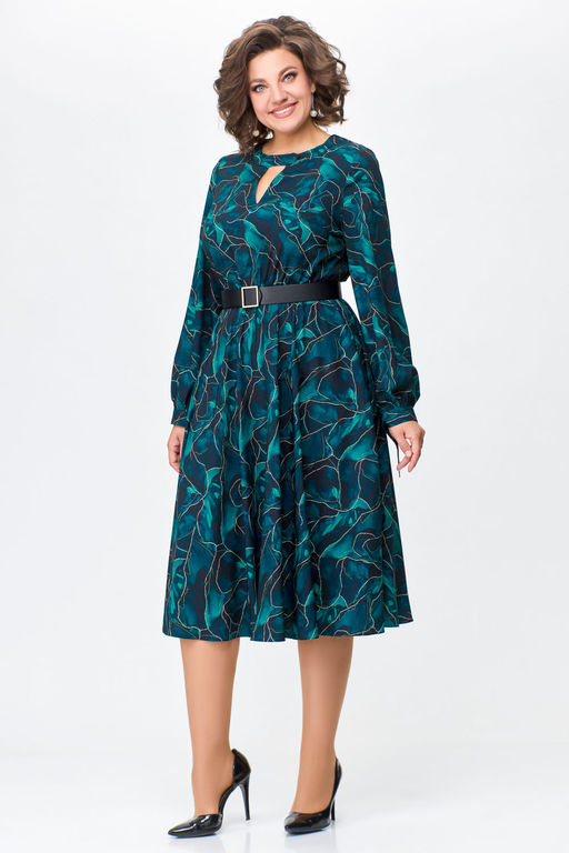 Блуза Swallow 803.2 черный+серебряный узор фото 942