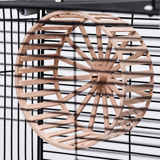 Клетка для грызунов Пижон №10, 2 этажа, разборная, 42 х 30 х 37см (+домик,колесо,миска), бежевая - Simaland фото 9