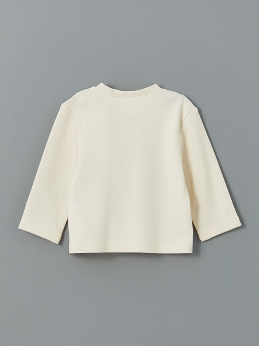 Bisiklet Yaka Bask?l? Erkek Bebek Ti??rt ve Tayt 2li Tak?m - Waikiki фото 3