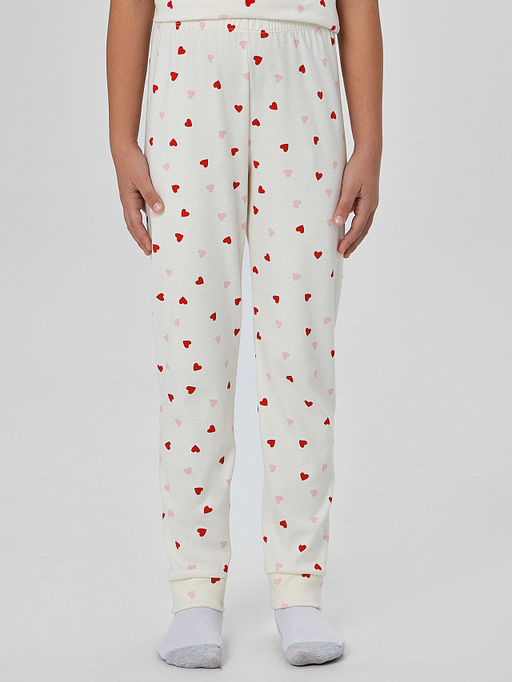 Комплект для девочек с узором сердечки - Mark formelle фото 4