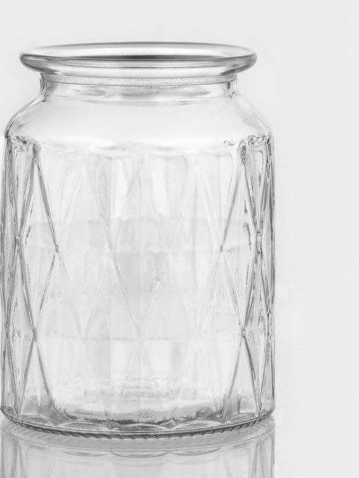 Банка для сыпучих Доляна «Голубки», 1 л, 11×24 см, с керамической крышкой, стекло, прозрачная