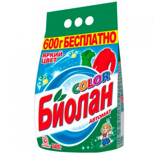 БИОЛАН-АВТОМАТ стир.порошок 2400гр Колор (К-744-4/712-4/7124М)