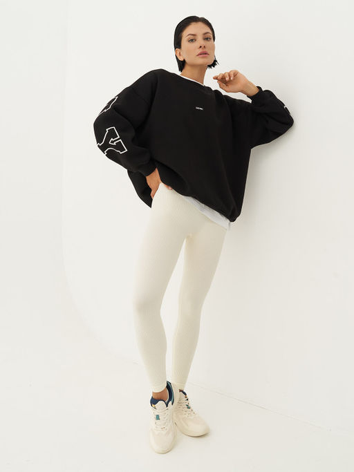 Утепленный свитшот ACTIVE CASUAL оверсайз силуэта - Eazyway фото 4