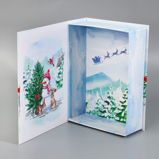 Коробка подарочная - книга «Счастливого Нового Года», 27×19.5×8 см