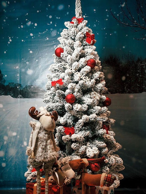 Ель искусственная заснеженная Северная 1,5 м - Max christmas фото 9