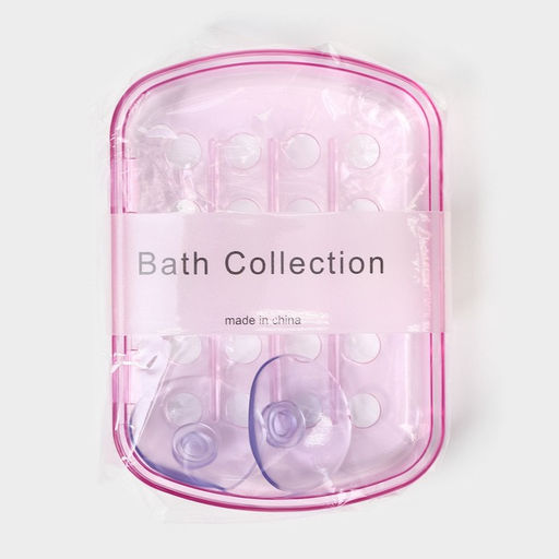 Цена за 2 шт. Мыльница на присосках Bath Collection, пластик, 13×10×3 см, МИКС