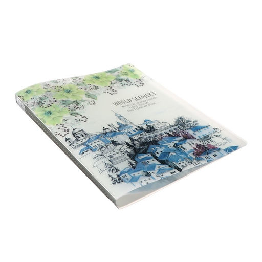 Папка формат А4, с 60 прозрачными файлами Город, МИКС - Calligrata фото 15