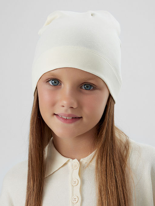 Шапка детская белая - Mark formelle фото 2