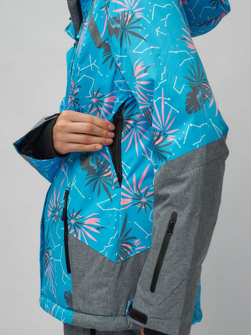 Горнолыжный костюм женский синего цвета 02216S - Chunmai фото 11