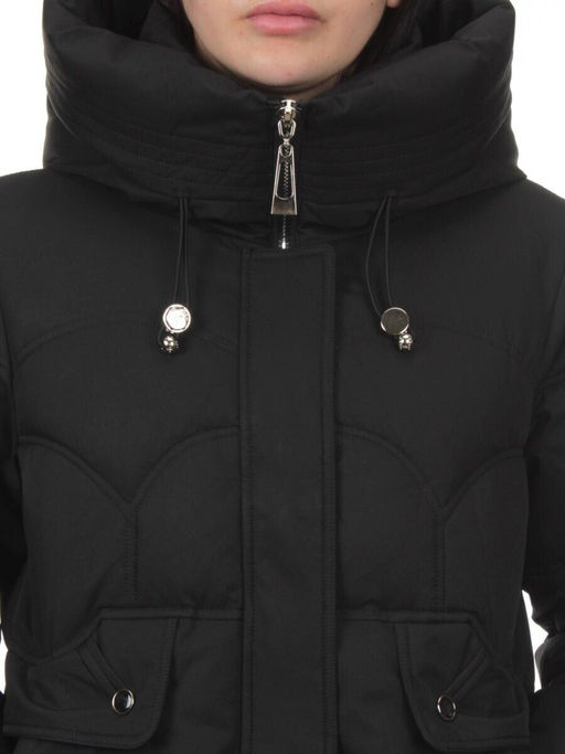 H23-629 BLACK Куртка зимняя женская (тинсулейт)