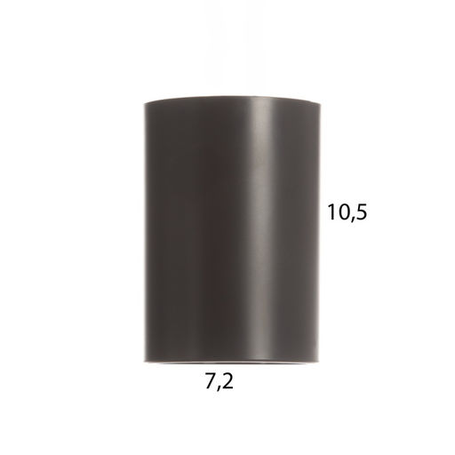 Светильник «Рулл» GU10 10 Вт черно-золотой 7.3×7.3×10.3 см