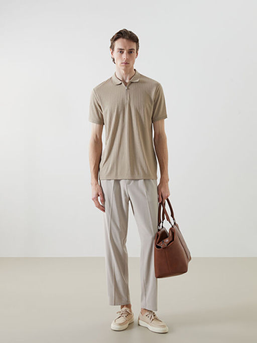 Polo Yaka Erkek Dokulu Ti??rt