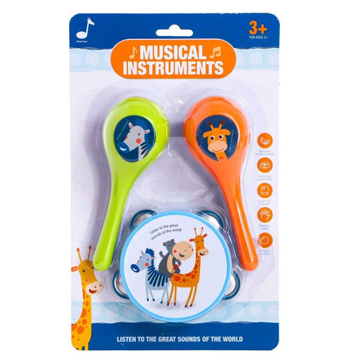 Набор музыкальных инструментов Зверята, 3 предмета - Simaland фото 3