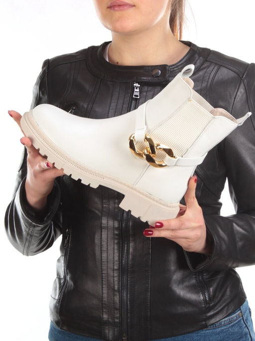 5267-2 WHITE Ботинки демисезонные женские - No name фото 2