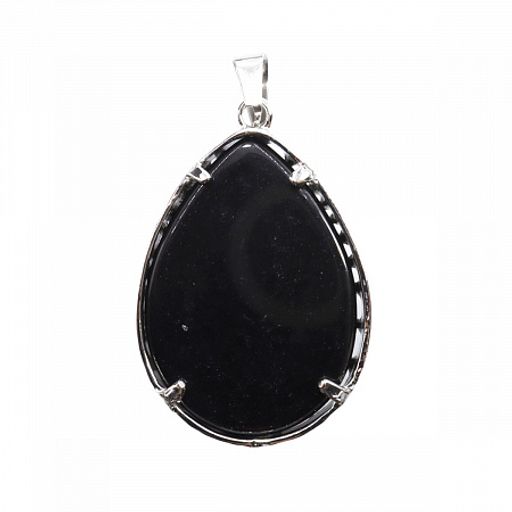 Подвеска Дерево Жизни с камнем Черный агат зеркальный щит от негативных нападений 5см