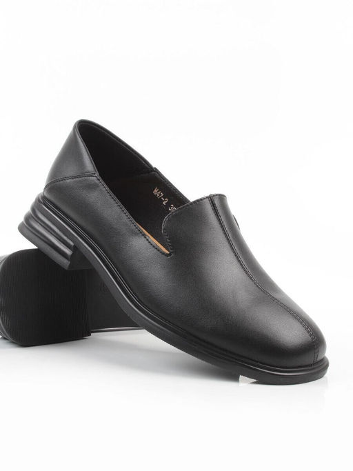 06-M47-2 BLACK Туфли женские (натуральная кожа) - Фабричный китай фото 14