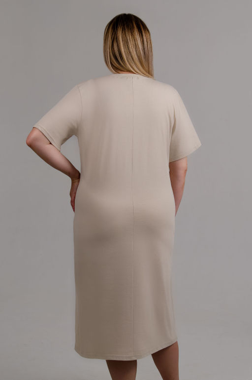 Арт. 4149 Туника женская 52-60 (5 шт) Цвет:бежевый