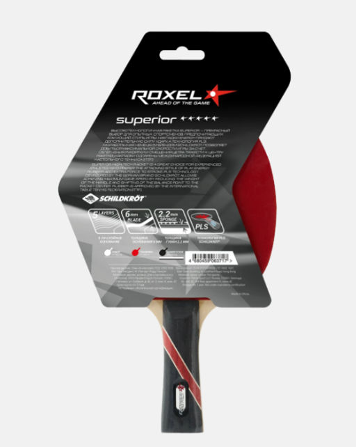Ракетка для настольного тенниса Roxel 5* Superior, коническая  фото 8
